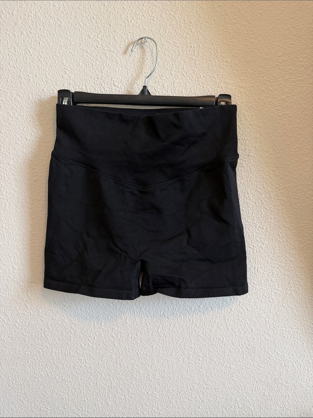 PINK Victoria's Secret Black High-Waist Bike Shorts